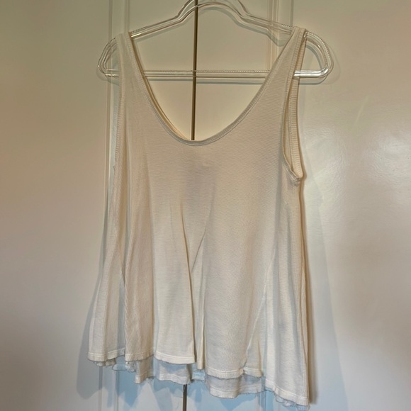 Sun & Shadow White Washed Thermal Tank Top - Picture 5 of 9